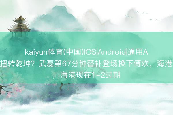 kaiyun体育(中国)IOS|Android|通用APP下载 能否扭转乾坤？武磊第67分钟替补登场换下傅欢，海港现在1-2过期