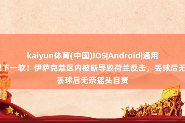 kaiyun体育(中国)IOS|Android|通用APP下载 眼下一软！伊萨克禁区内被断导致荷兰反击，丢球后无奈摇头自责